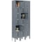 Global Industrial Heavy Duty Ventilated Steel Locker, Six Tier, 3-Wide, 12x15x12, Unassembled, Gray 493156GY - alternate 1